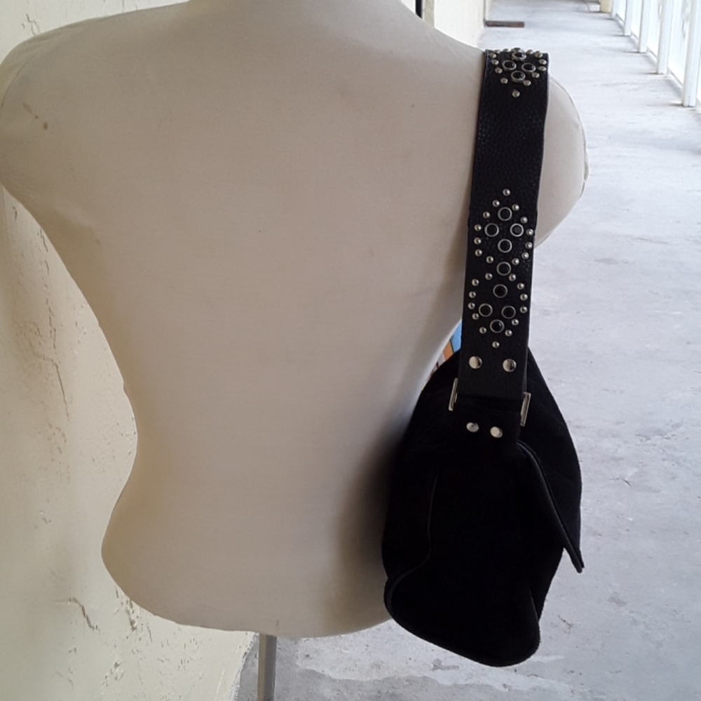 Small bag with silver and black studs